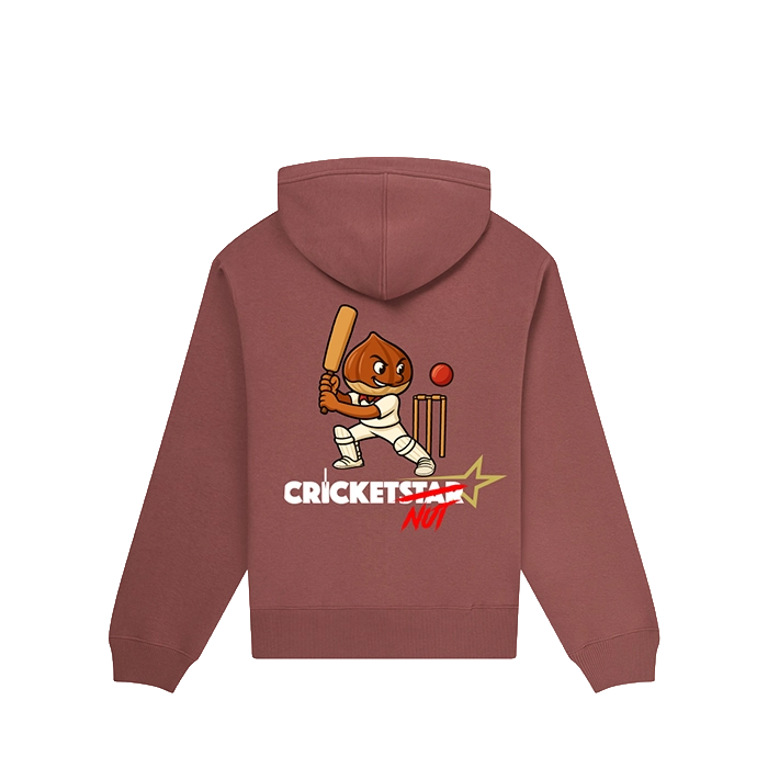 Organic Heavy Hoodie Burgundy