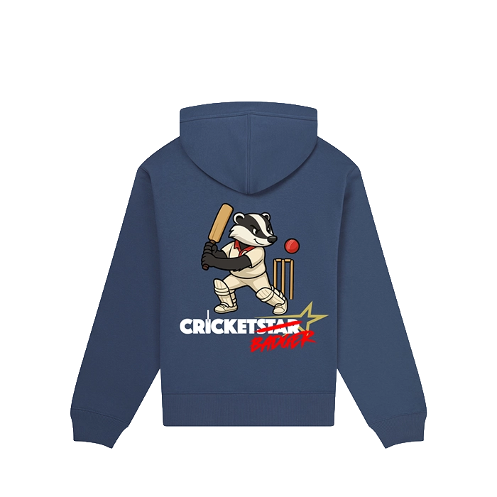 Organic Heavy Hoodie Blue