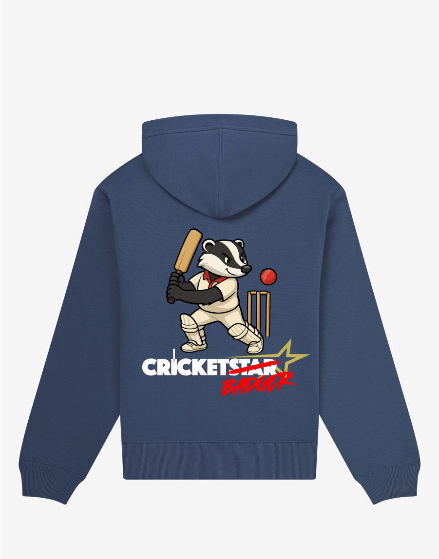 Organic Heavy Hoodie Blue