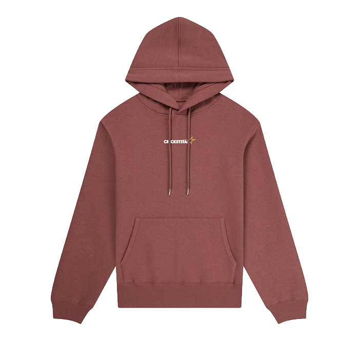 Organic Heavy Hoodie Burgundy