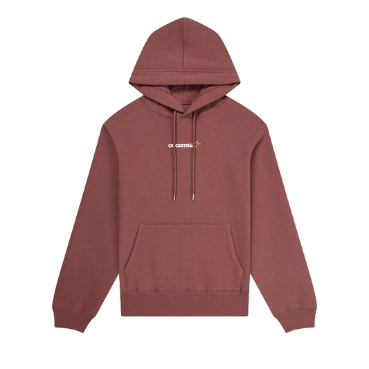 Organic Heavy Hoodie Burgundy