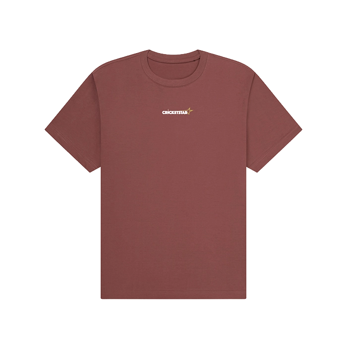 Organic Heavy T-Shirt Burgundy