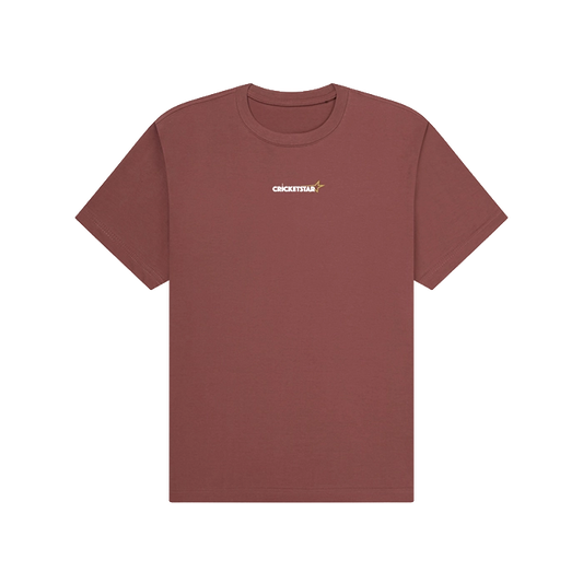 Organic Heavy T-Shirt Burgundy